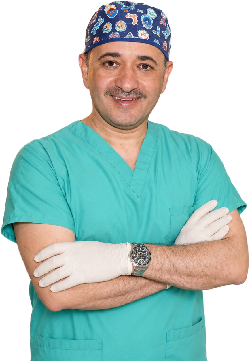 د. عماد الدين الشرع في العيادة